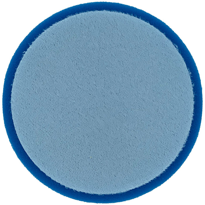 Buff and Shine Orbital/DA Foam Soft Polishing Pad - 4", Blue (2 pack)