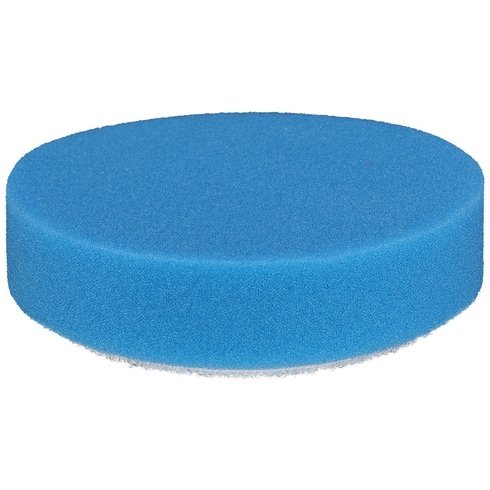 Buff and Shine Orbital/DA Foam Soft Polishing Pad - 4", Blue (2 pack)