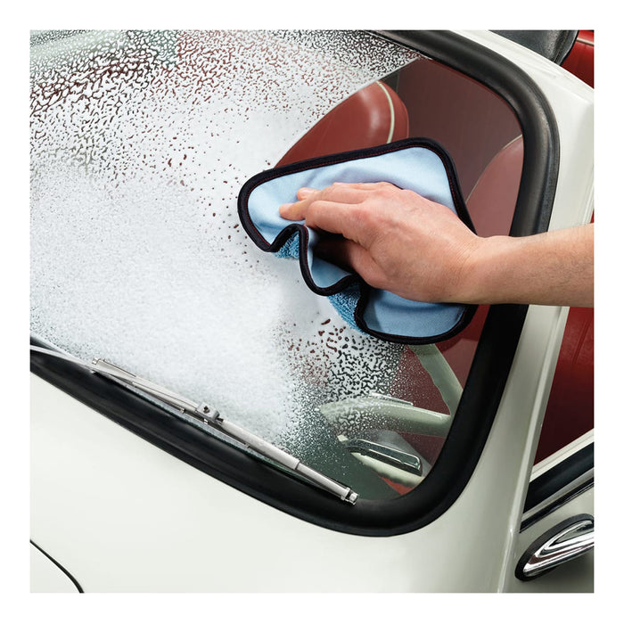 Griot's Garage PFM Dual Weave Glass Towels - 9" x 9", Blue (4 pack)