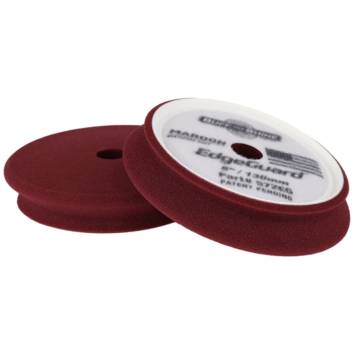 Buff and Shine EdgeGuard Foam Medium Cut Pad - 5", Maroon