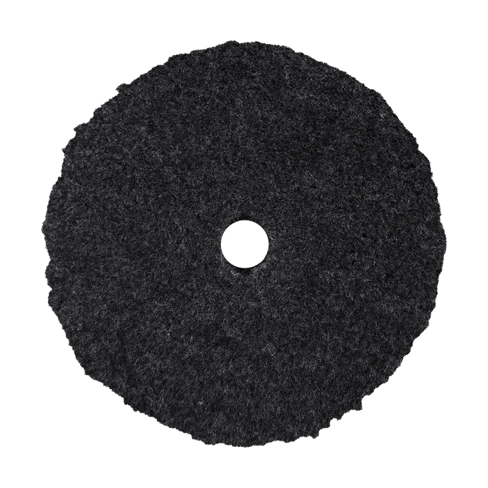 Buff and Shine Grey Knitted Wool Blend URO Wool Cutting Pad - 5"