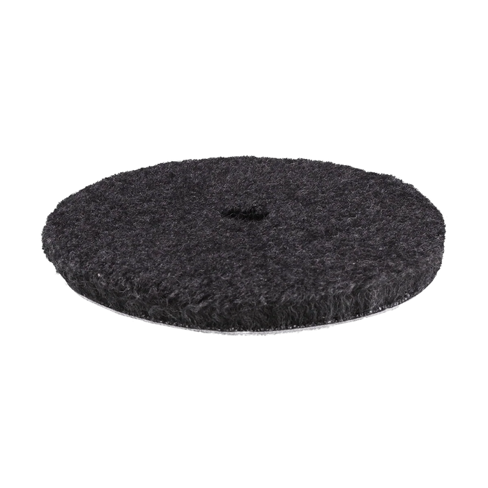 Buff and Shine Grey Knitted Wool Blend URO Wool Cutting Pad - 5"