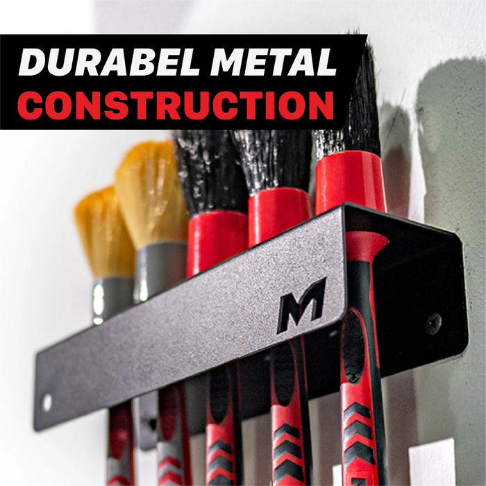 MaxShine Detailing Brush Holder - 10 Hole (M Logo)