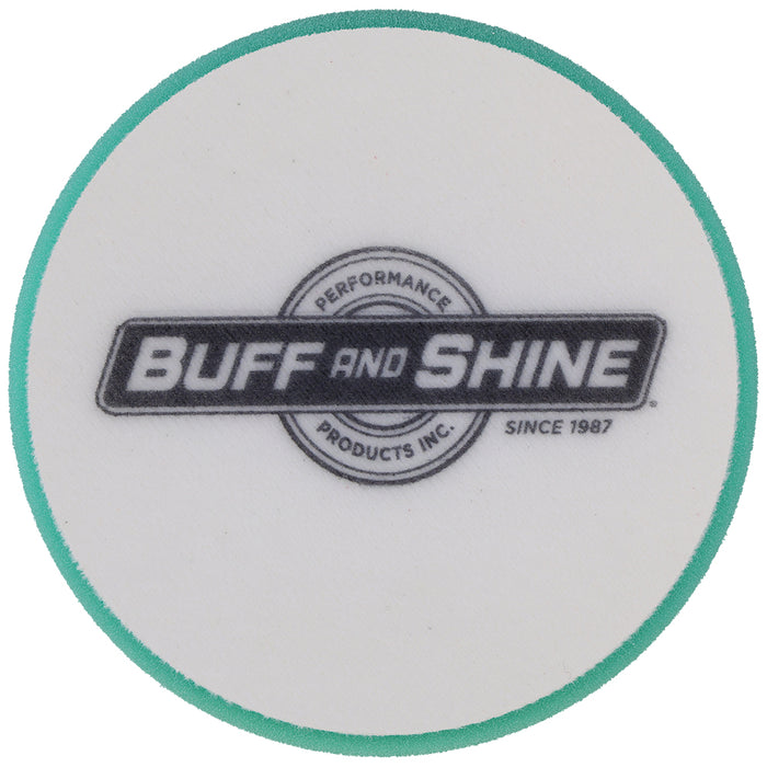Buff and Shine Orbital/DA Foam Polishing Pad - 6", Green