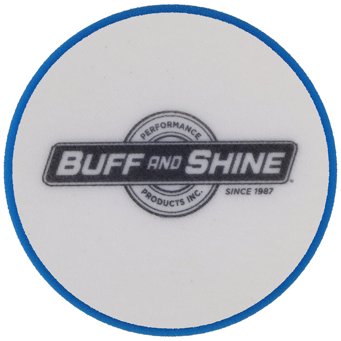Buff and Shine Orbital/DA Foam Soft Polishing Pad - 6", Blue