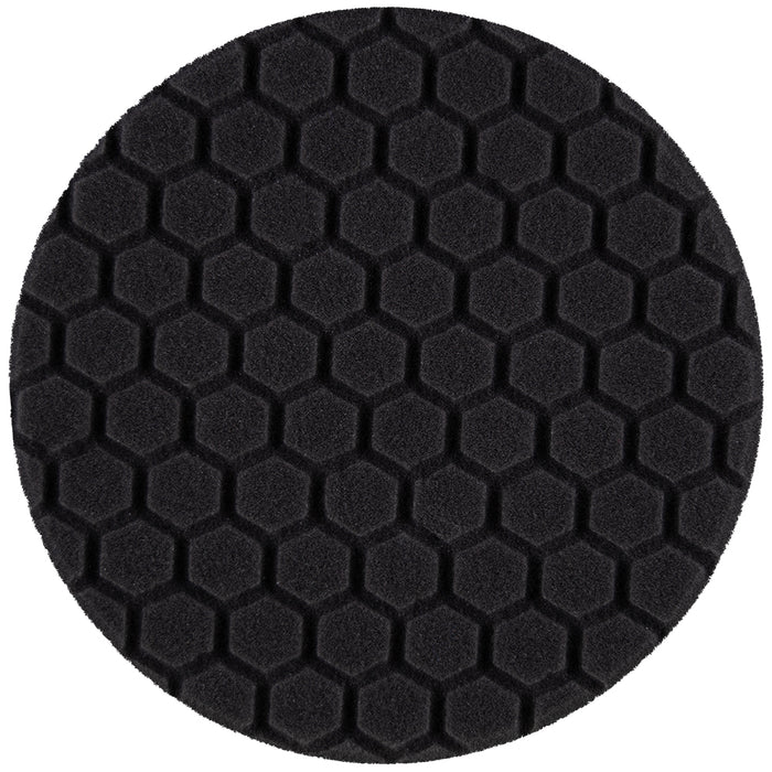 Buff and Shine Hex Face Foam Finishing Pad - 8", Black