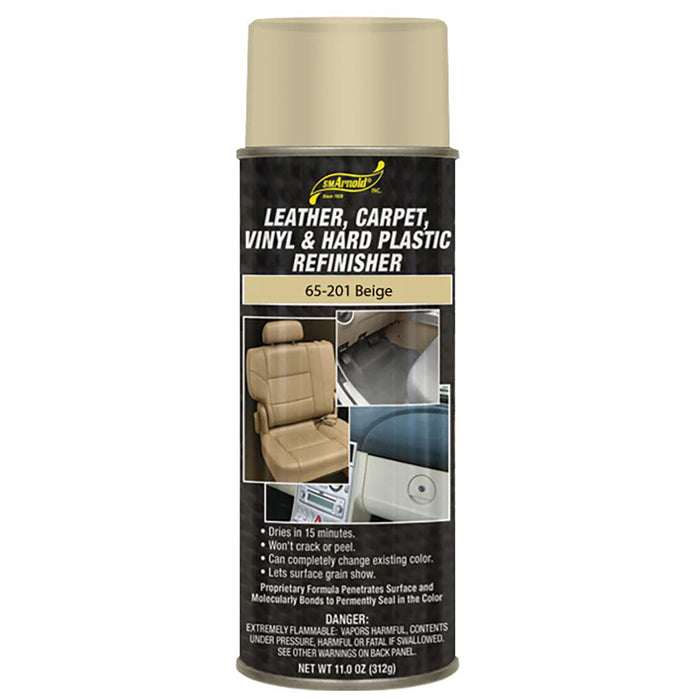 SM Arnold Leather, Vinyl & Hard Plastic Refinisher, 65-201 - Beige
