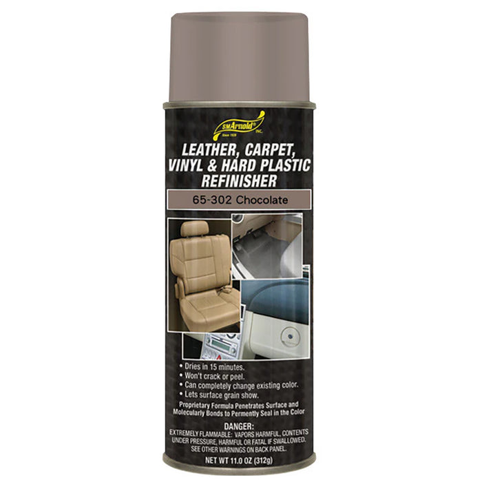 SM Arnold Leather, Vinyl & Hard Plastic Refinisher, 65-302 - Chocolate