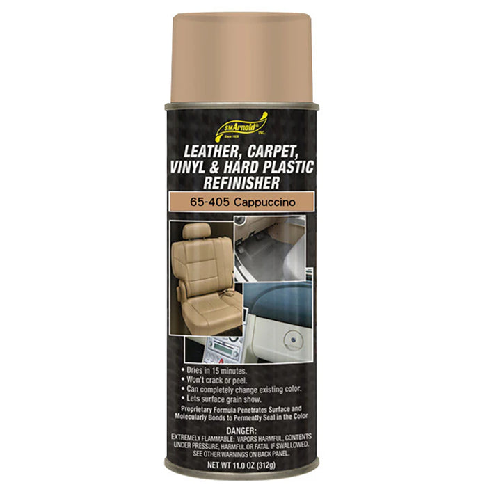 SM Arnold Leather, Vinyl & Hard Plastic Refinisher, 65-405 - Cappuccino