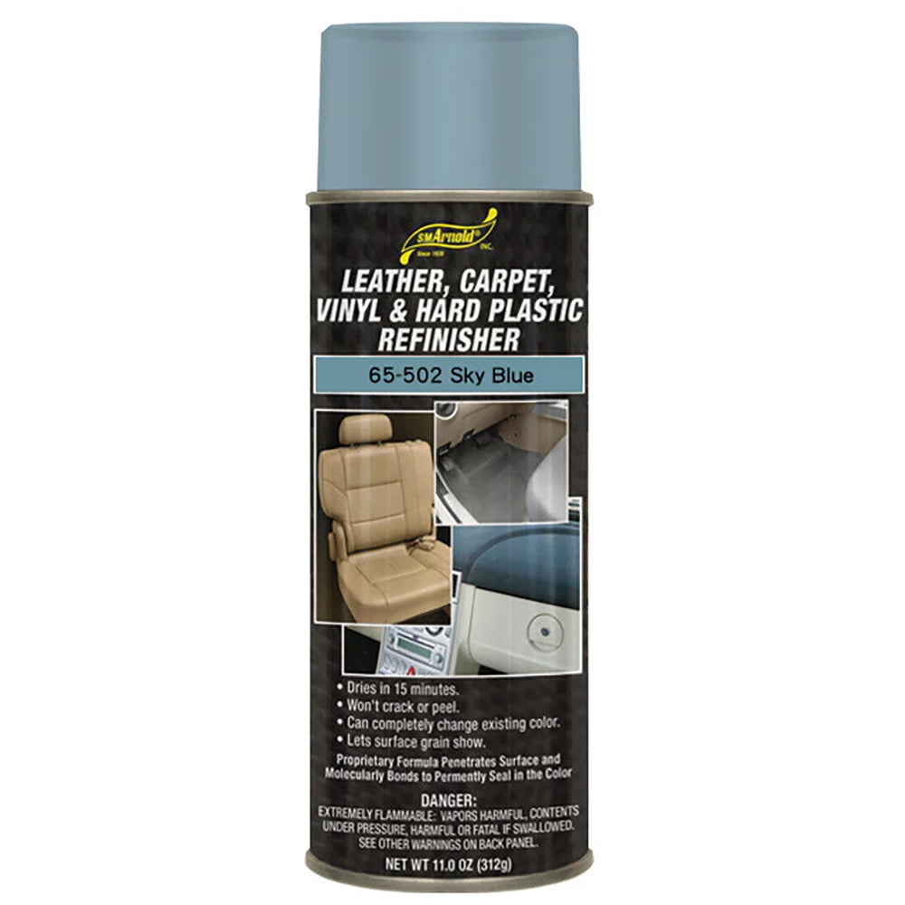 SM Arnold Leather, Vinyl & Hard Plastic Refinisher, 65-502 - Sky