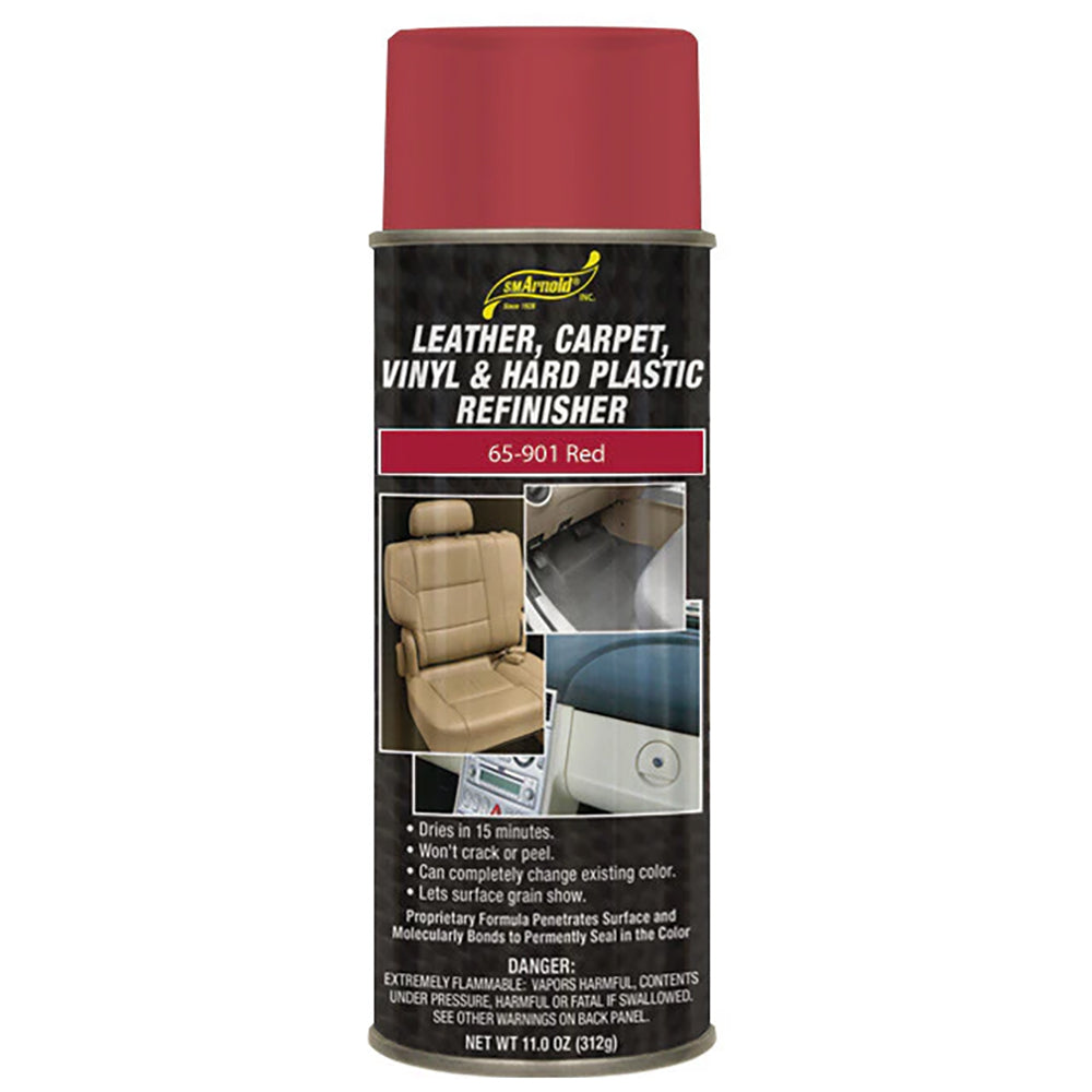 SM Arnold Leather, Vinyl & Hard Plastic Refinisher - Red - 65-901