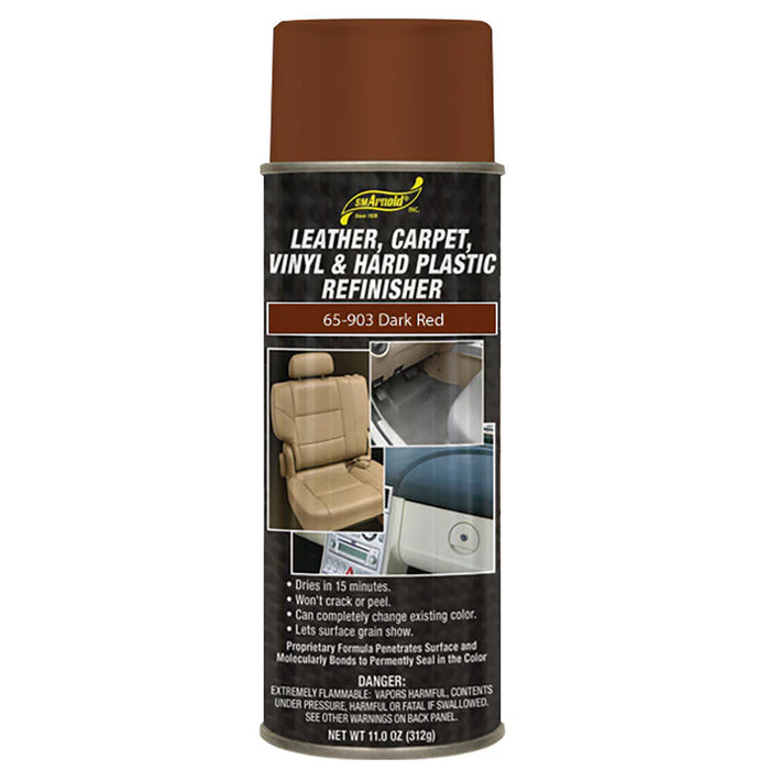 SM Arnold Leather, Vinyl & Hard Plastic Refinisher, 65-903 - Dark Red