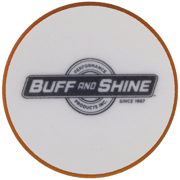 Buff and Shine Orbital/DA Foam Medium Cutting Pad - 6", Orange