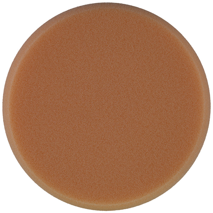 Buff and Shine Orbital/DA Foam Medium Cutting Pad - 6", Orange