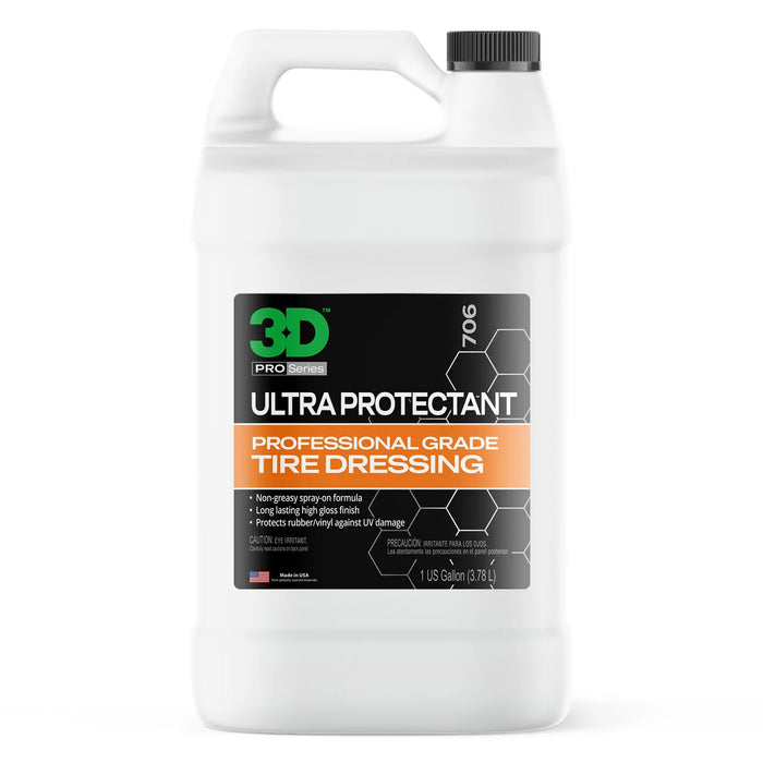 3D Ultra Protectant - Professional Grade Tire Dressing - 1 gal
