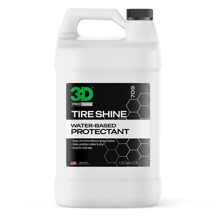3D Tire Shine - Thick Wipe-On Tire Dressing - 1 gal