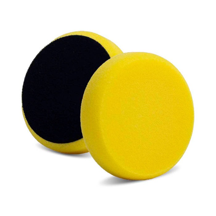 Lake Country Smooth Cutback DA Foam Cutting Pad - 3.5", Yellow (2 pack)