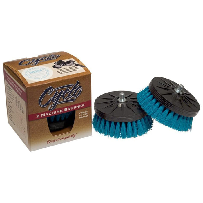 Cyclo Soft Carpet Brush - 4", Aqua (2 pack)