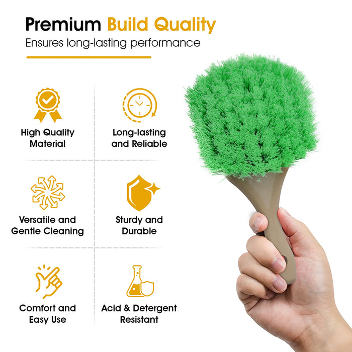 SM Arnold Soft Body Brush w/ Green Polystyrene Bristles - 8.5"