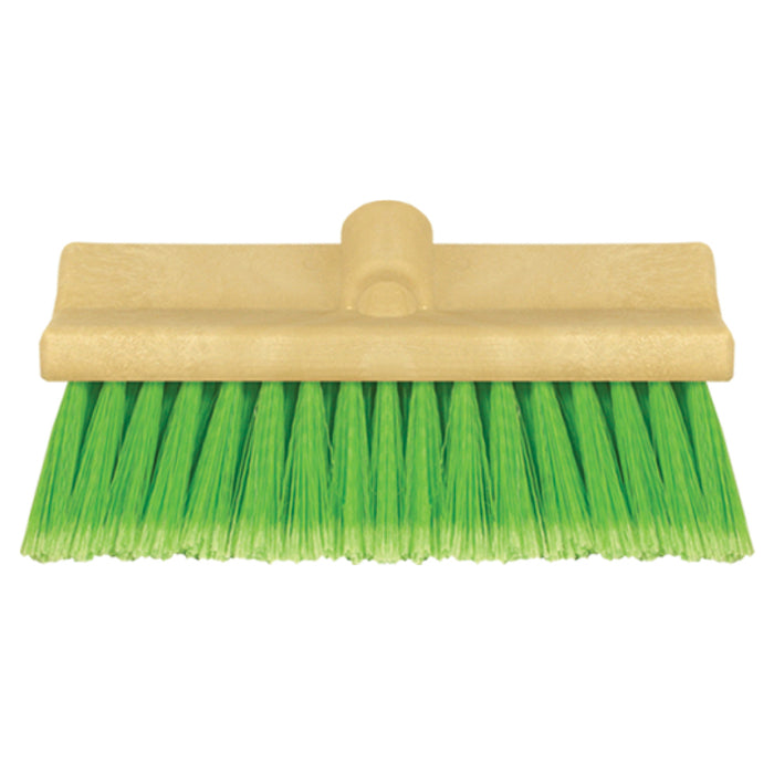 SM Arnold Bi-Level Wash Brush w/ Green Polystyrene Bristles - 10"