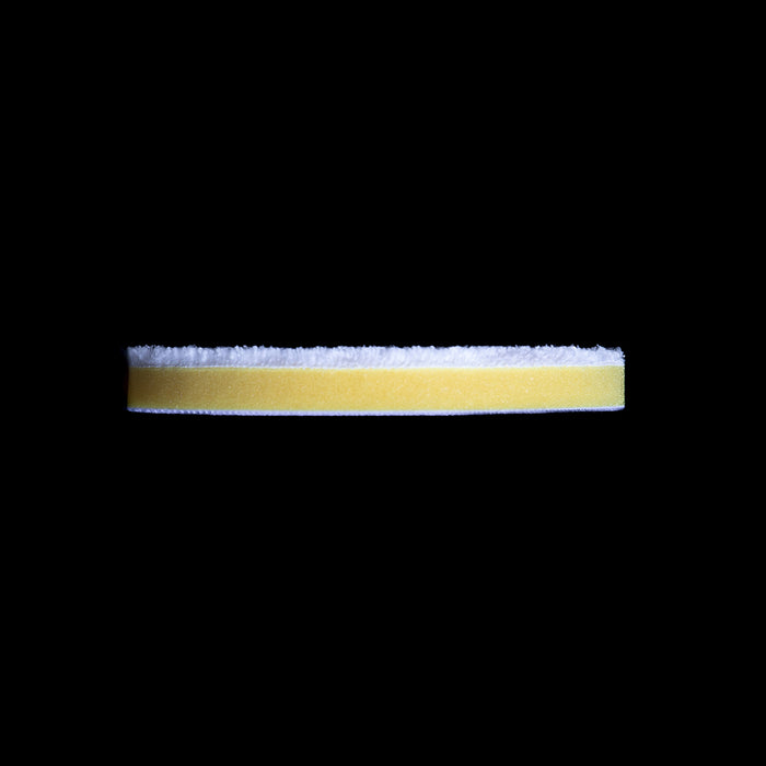 RUPES D-A Fine Microfiber Polishing Pad, 9.MF160M - 6", White/Yellow