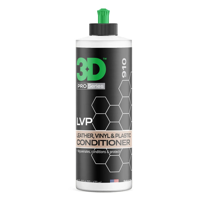 3D LVP Conditioner - Leather, Vinyl & Plastic Conditioner - 16 oz