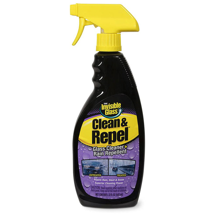 Stoner Invisible Glass Clean & Repel Glass Cleaner + Rain Repellent - 22 oz. spray bottle