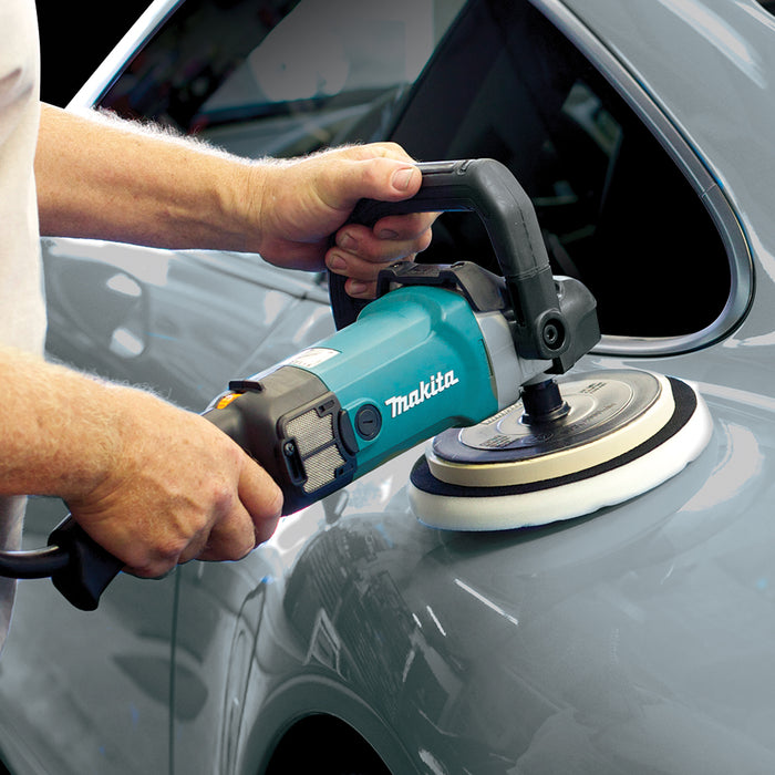 Makita 9237C Rotary Polisher Kit (includes bag and 2 wool pads)