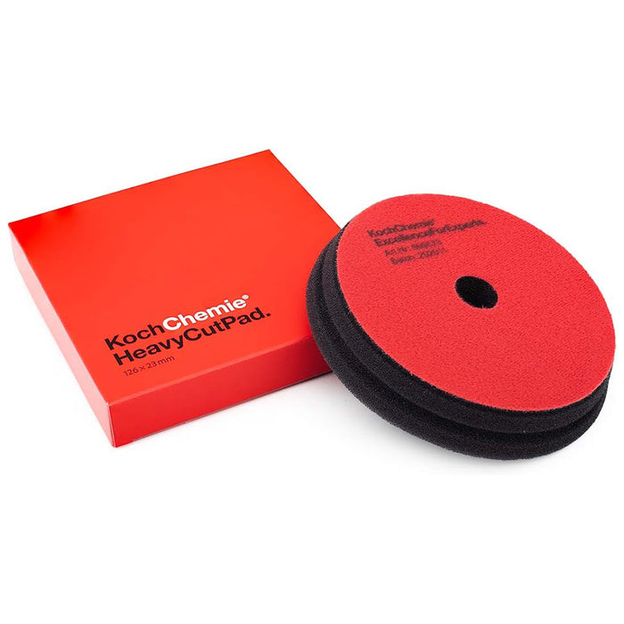 Koch-Chemie Heavy Cut Foam Pad - 5", Red