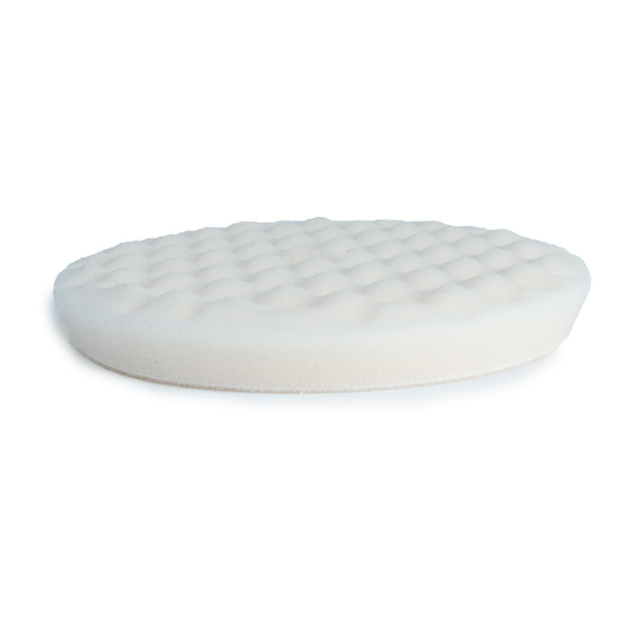 RUPES Rotary Waffle Ultra-Fine Foam Polishing Pad, 9.WF180S - 6", White