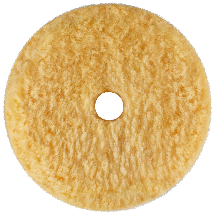 RUPES D-A Medium Wool Polishing Pad, 9.NW130M - 5", Yellow