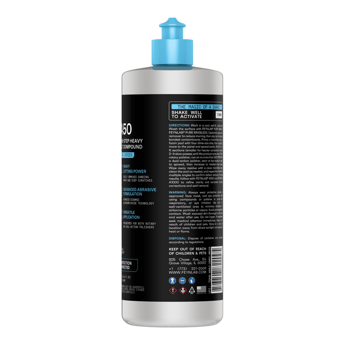 Feynlab A50 One-Step Heavy Cut Compound - 500 ml