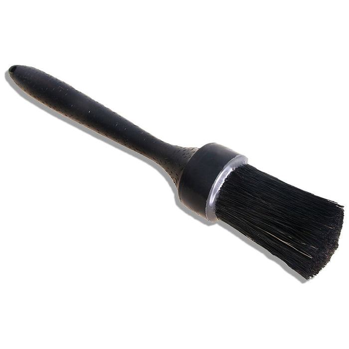 Wheel Woolies Boar's Hair Lug Detailing Brush - 1.25" diameter, Black