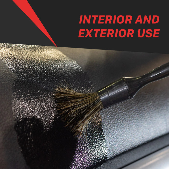 MaxShine Premium Interior & Exterior Boars Hair Detailing Brush #14 - 27 mm