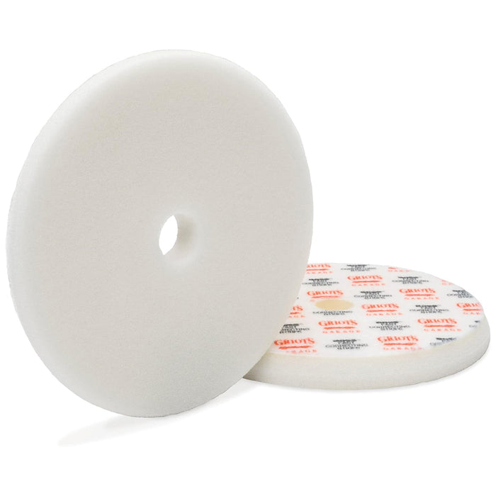 Griot's Garage BOSS Foam Fast Correcting Pads - 6.5", White (2 pack)
