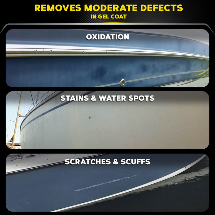 Meguiar's Marine/RV Mirror Glaze HD Oxidation Remover #49, M4916 - 16 oz.