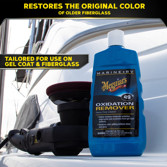 Meguiar's Marine/RV Mirror Glaze HD Oxidation Remover #49, M4916 - 16 oz.