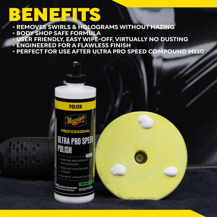 Meguiar's Professional Ultra Pro Speed Polish M210 - 16 oz