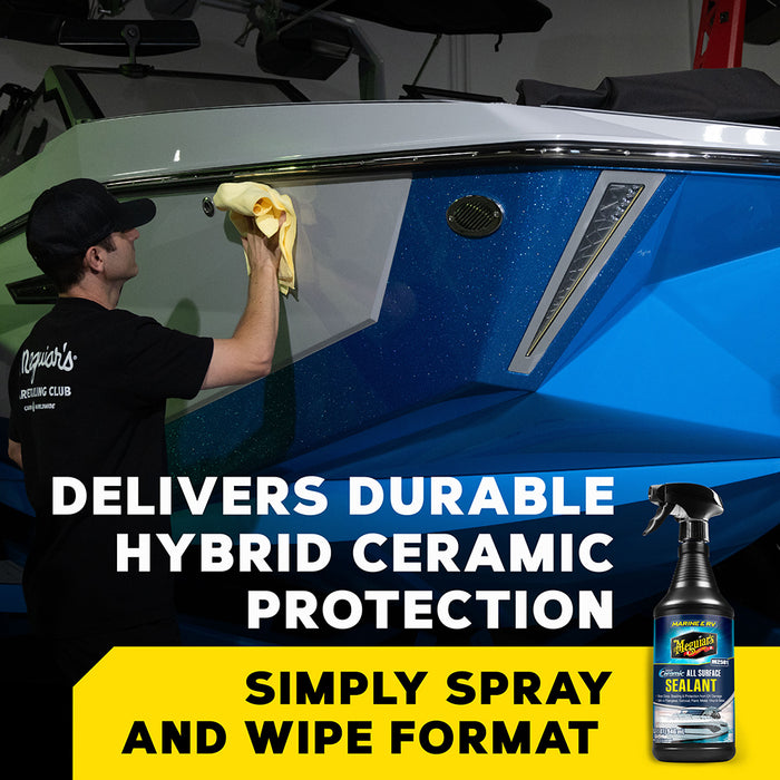 Meguiar's Marine & RV Hybrid Ceramic All Surface Sealant, M250132 - 32 oz.