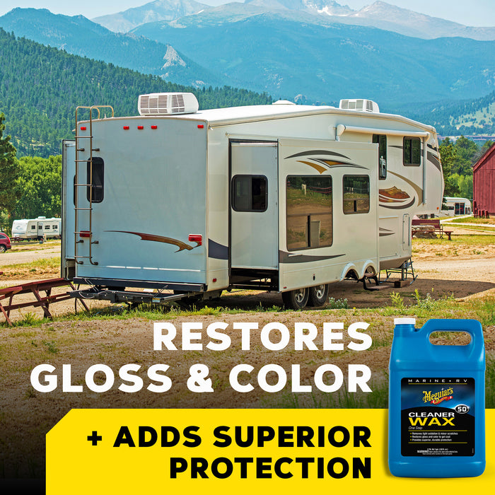 Meguiar's Marine/RV One Step Cleaner Wax #50, M5001 - 1 gal.