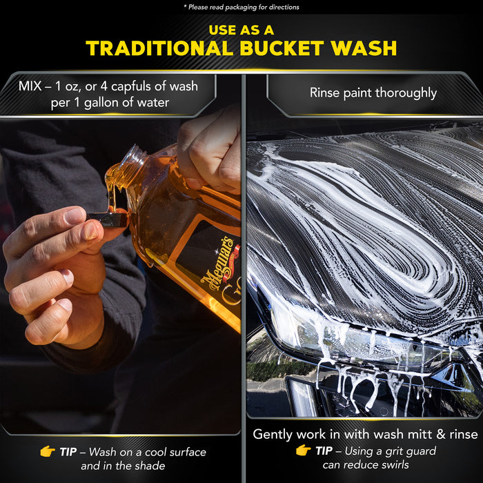 Meguiar's Gold Class Car Wash Shampoo & Conditioner, G7164 - 64 oz.