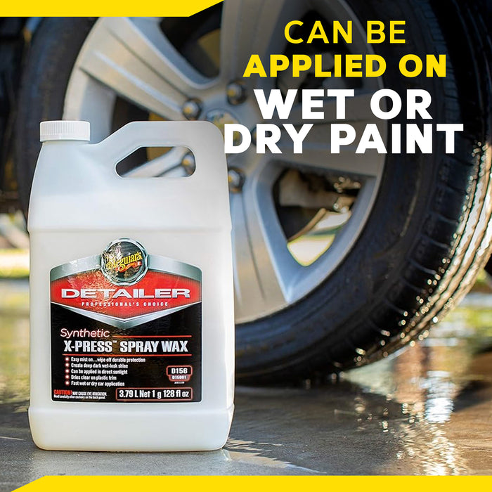Meguiar's Synthetic X-Press Spray Wax, D15601 - 1 gal.