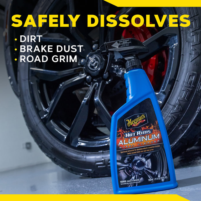 Meguiar's Hot Rims Aluminum Wheel Cleaner, G14324 - 24 oz.