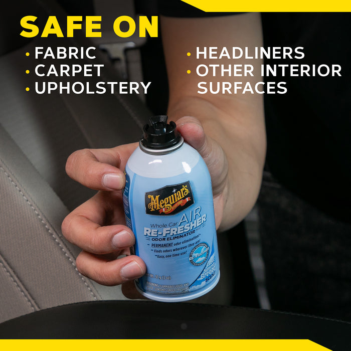 Meguiar's Whole Car Air Refresher Odor Eliminator, G16602 - Summer Breeze Scent