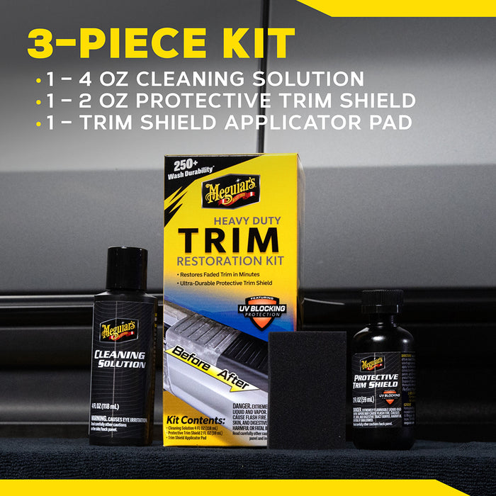 Meguiar's Heavy Duty Trim Restoration Kit, G250100
