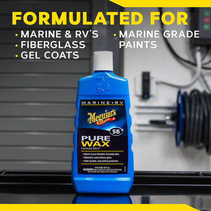 Meguiar's Marine/RV Pure Wax #56, M5616 - 16 oz.