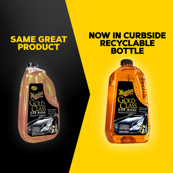 Meguiar's Gold Class Car Wash Shampoo & Conditioner, G7164 - 64 oz.