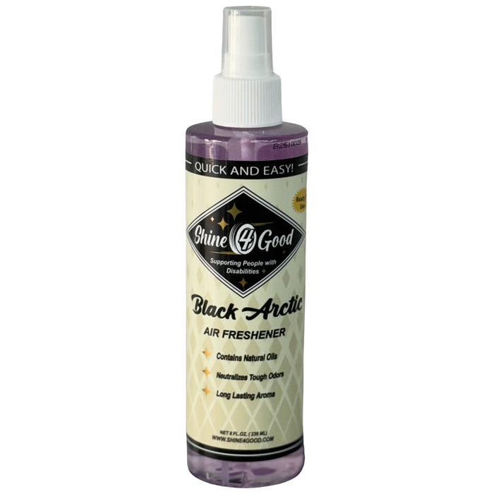 Shine 4 Good Black Arctic Air Freshener - 8 oz.