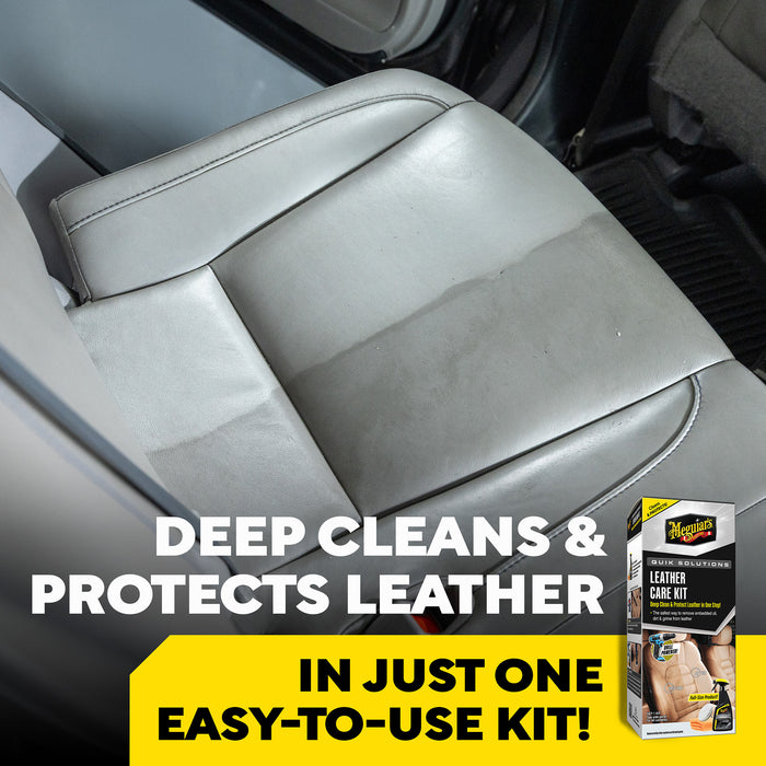 Meguiar's Quik Solutions Leather Care Kit