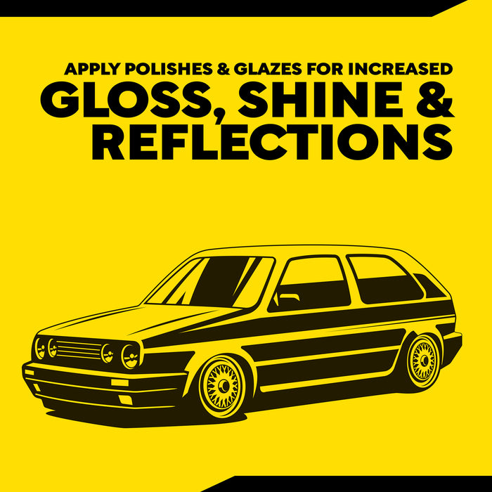 Meguiar's Professional Foam Finishing Pads, M6FFP2 - 6", Black (2 pack)